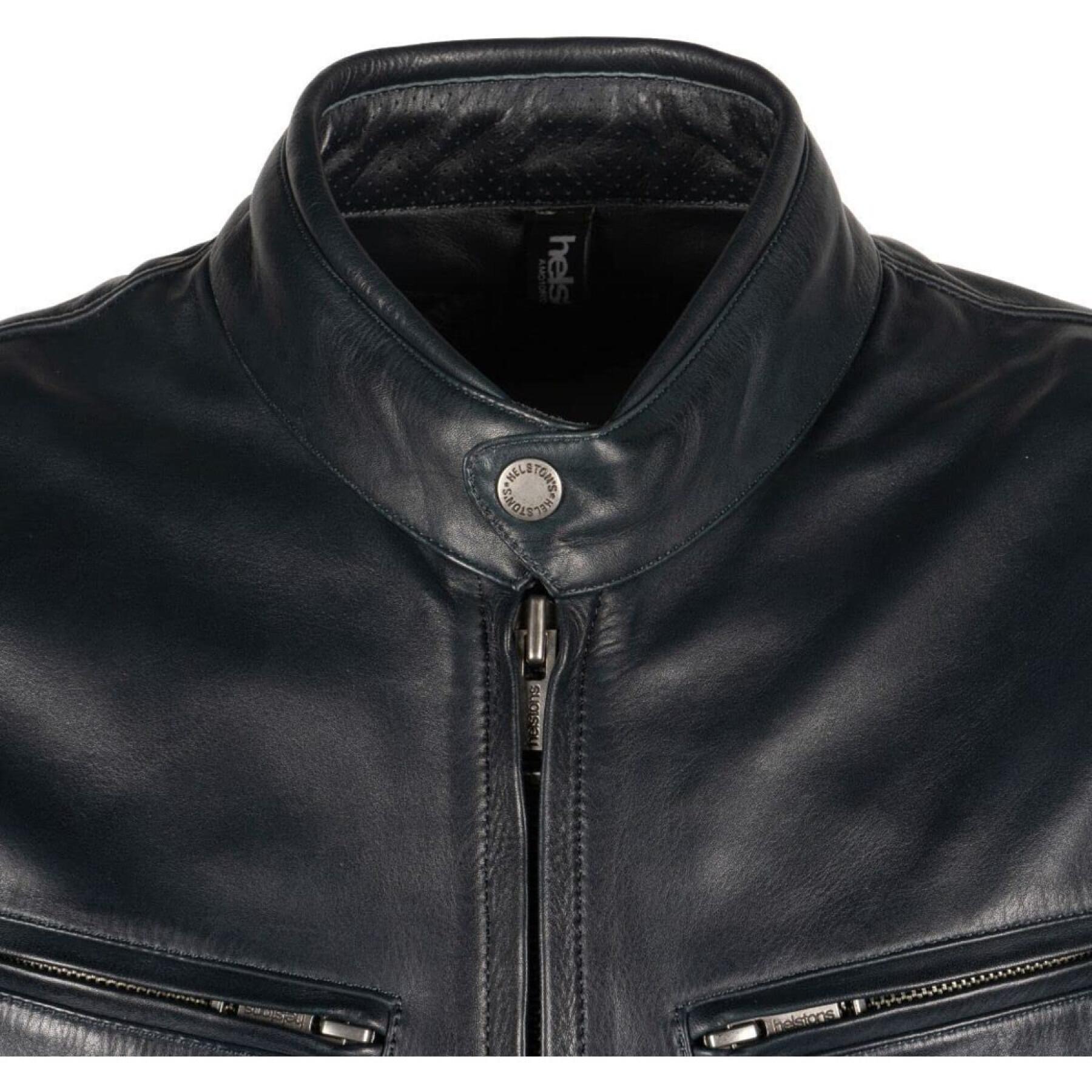 Aniline motorcycle leather jacket Helstons race